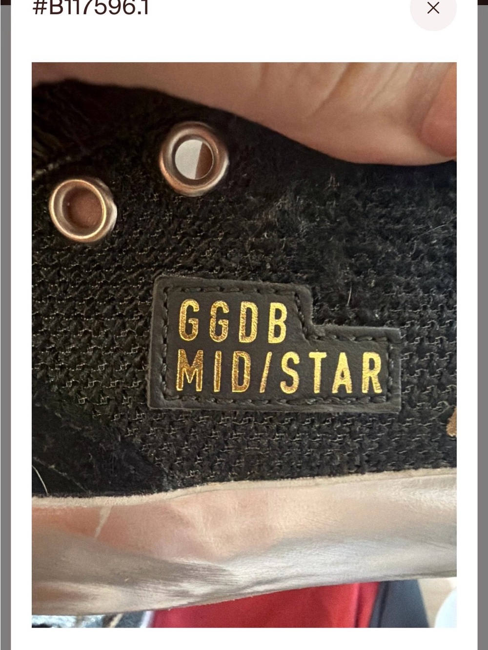 *Authenticated*Golden Goose Deep Blue Mid-Star Sneaker with Leopard star - Picture 12 of 17